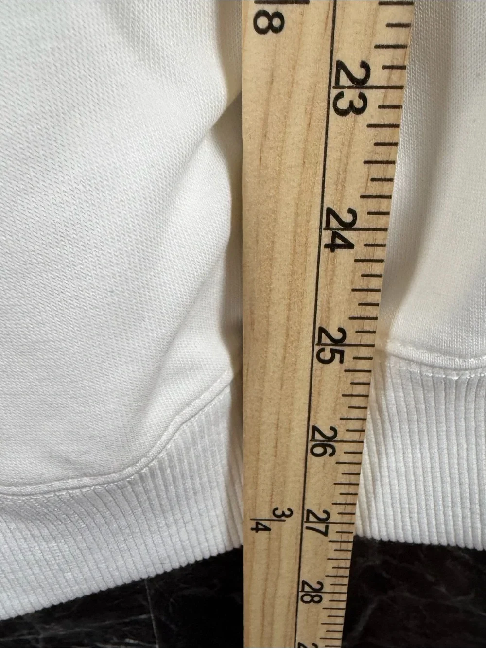 Polo Ralph Lauren White Knit Big Pony Fleece Zip Hoodie Large
